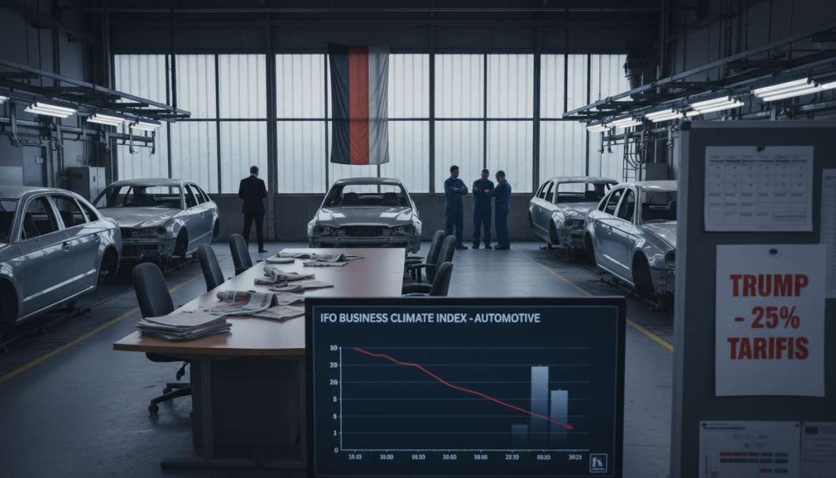 German auto industry slumps as Ifo reports Trump 25 percent tariffs will worsen outlook