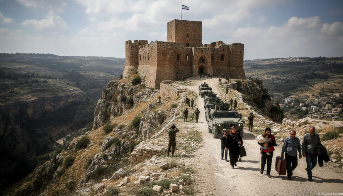 Israel announces control of Shuqayf fortress in southern Lebanon, orders evacuations