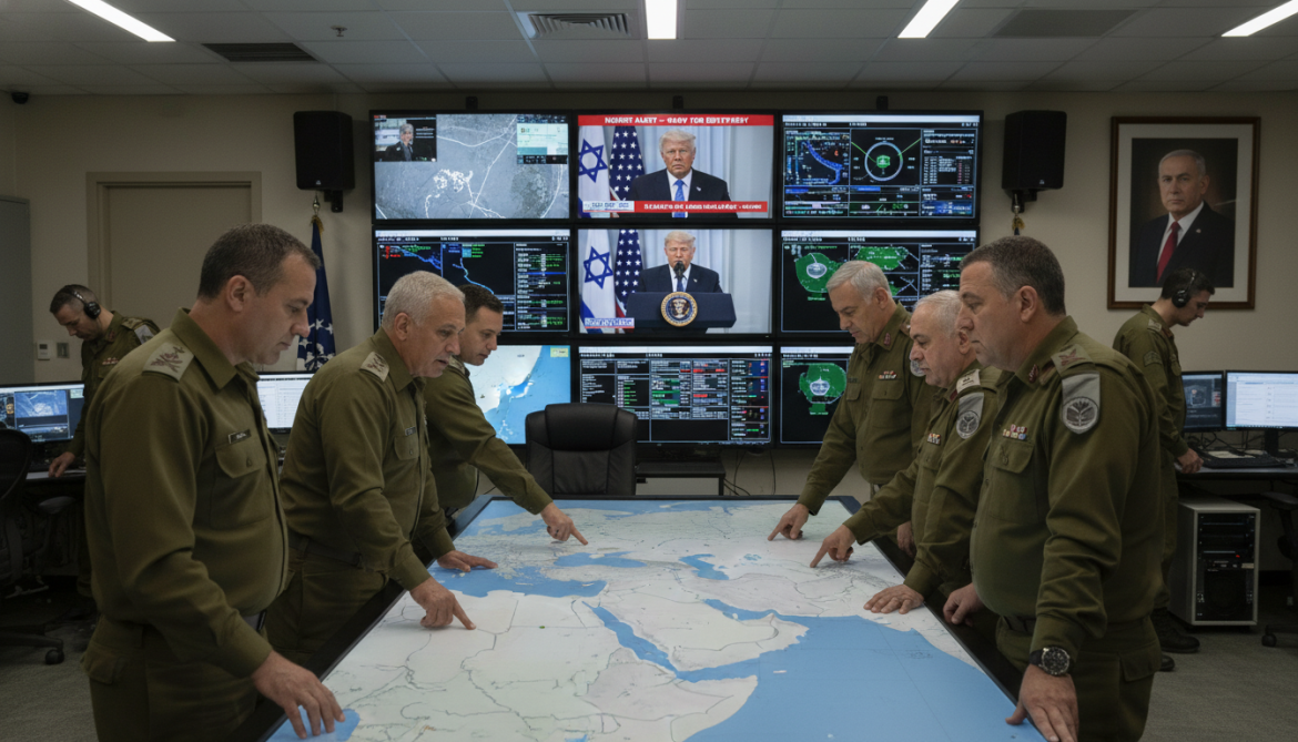 Israeli military raises highest alert after Trump freezes US strike on Iran