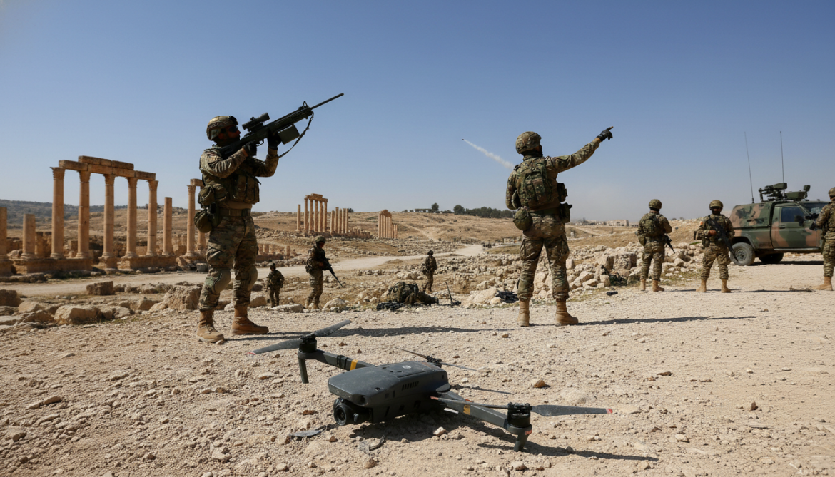 Jordanian Armed Forces shoot down unidentified drone over Jerash with minor damage
