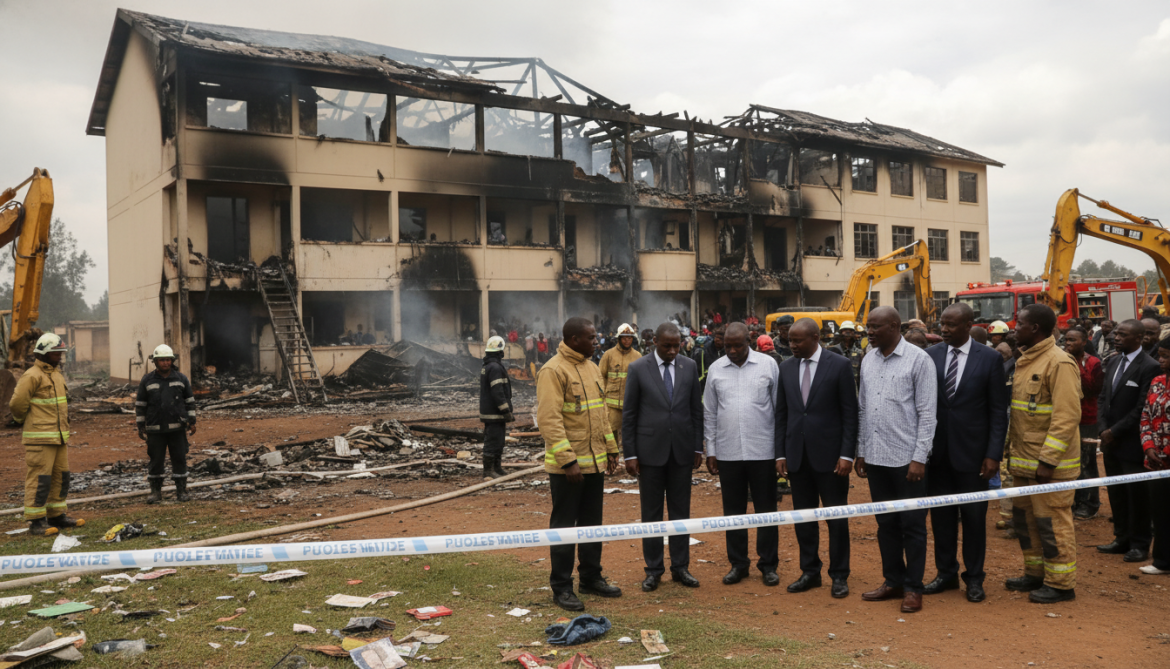 Kenya boarding school fire kills at least 16 girls as authorities launch probe