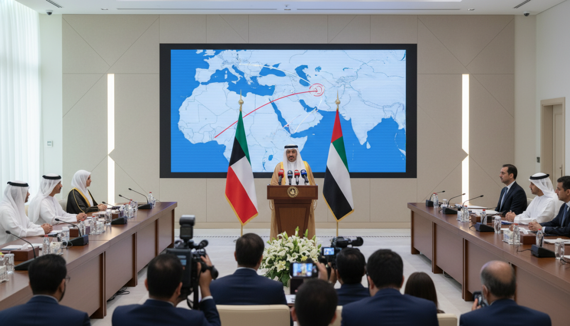 Kuwait Condemns Iranian Ballistic Missile and Drone Attacks on UAE