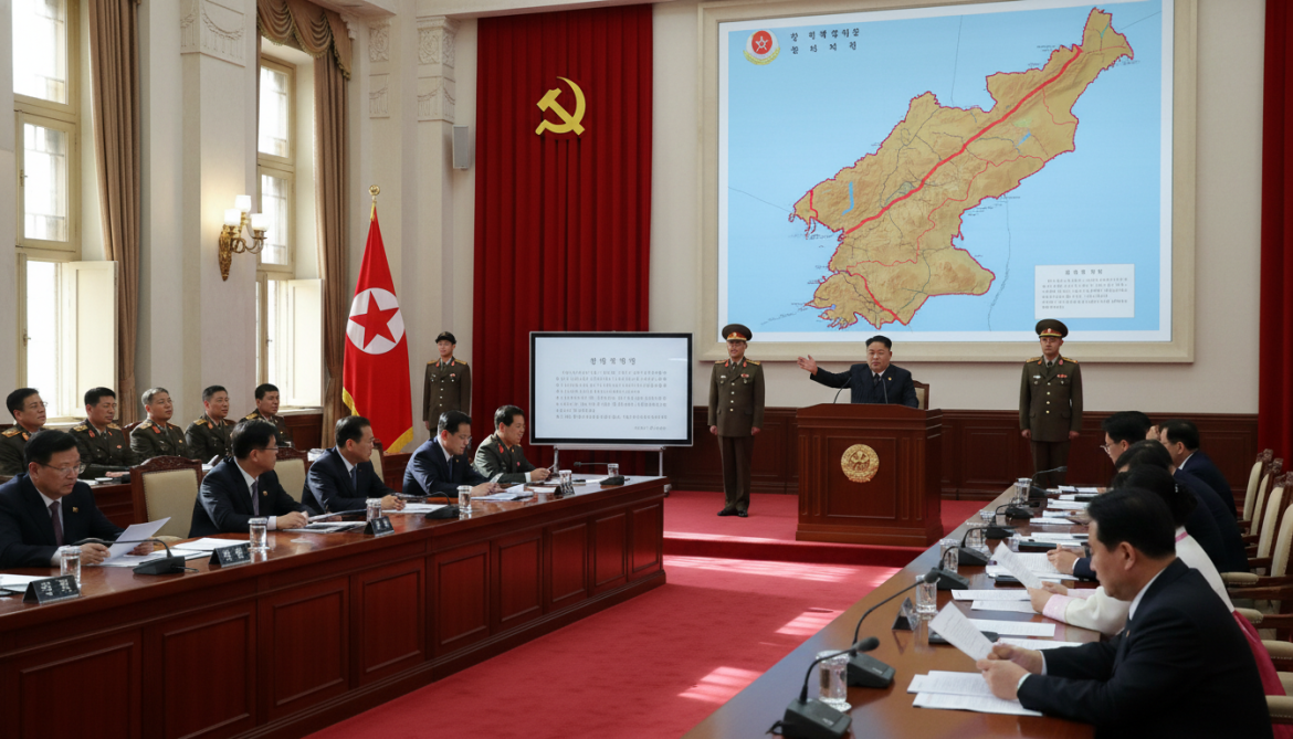 North Korea removes reunification clause from constitution and defines borders