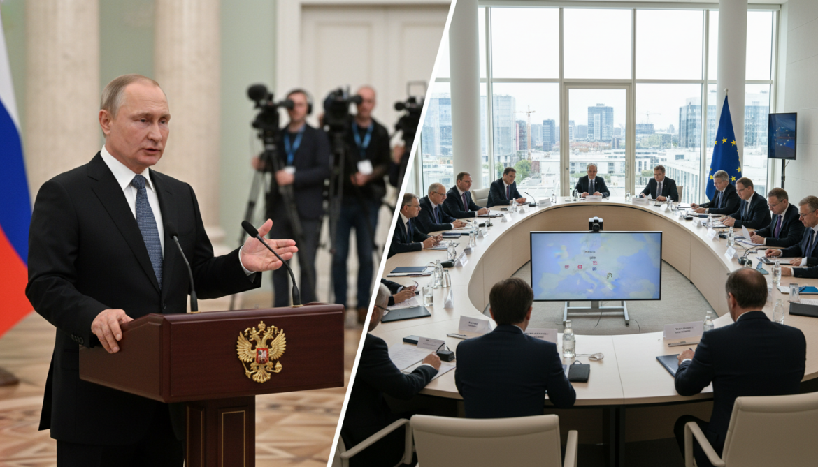 Putin says Ukraine war is nearing its end as EU prepares talks