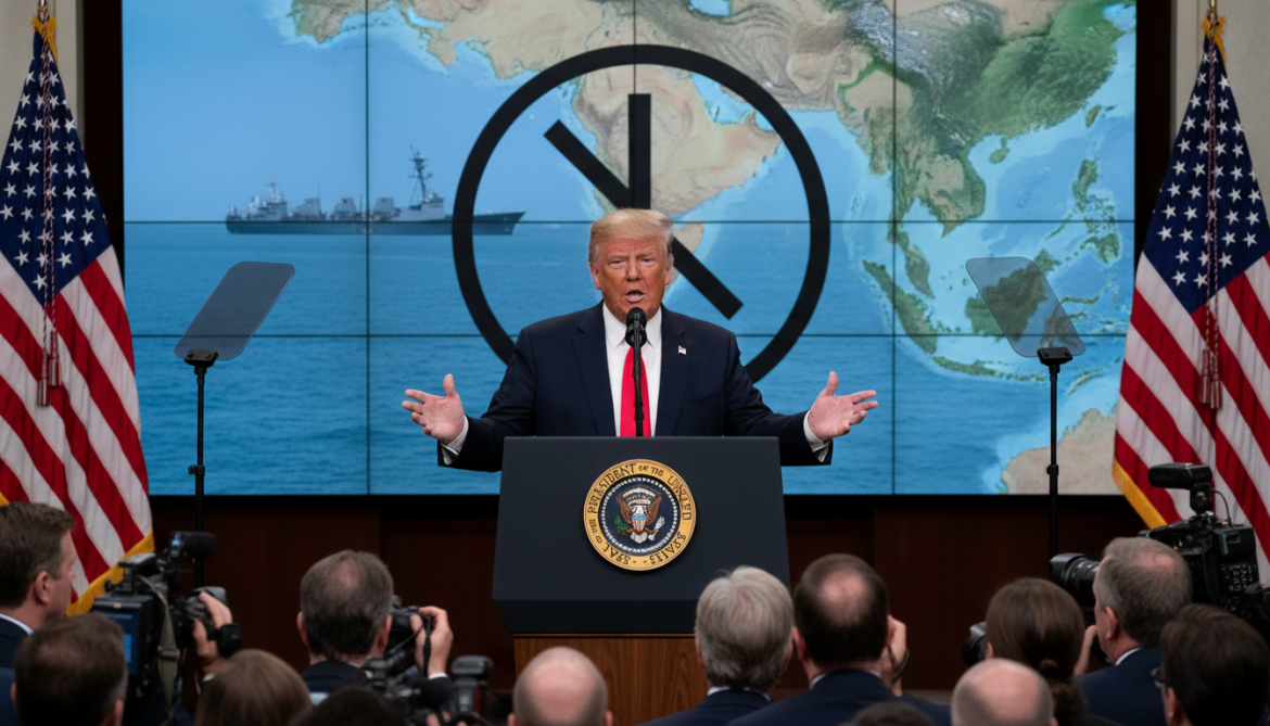 Trump Says US Blockade in Hormuz Will Remain Until Iran Signs Deal