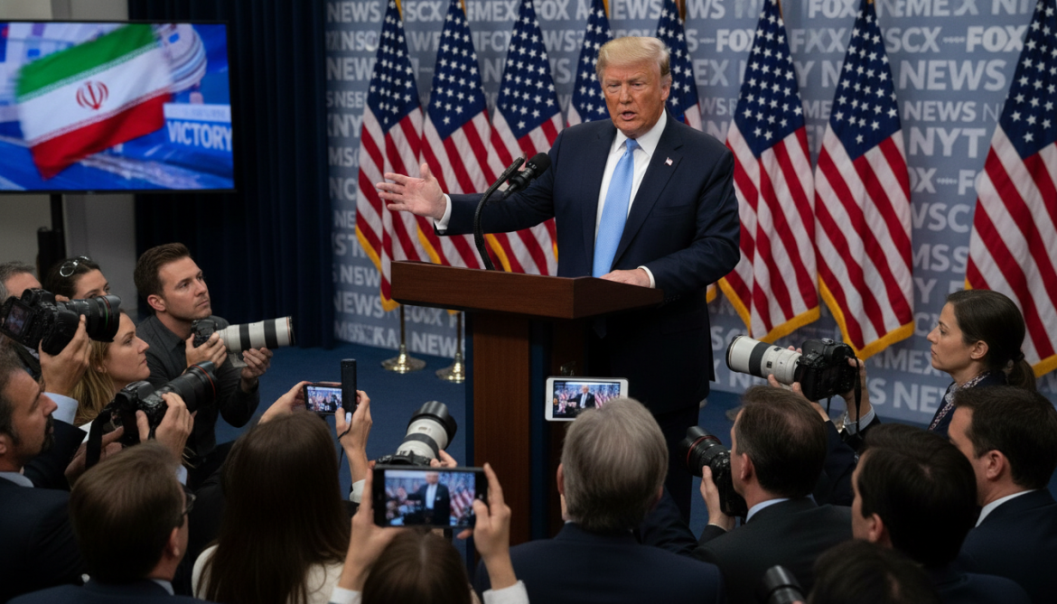 Trump accuses major US media of priming Iran victory narrative