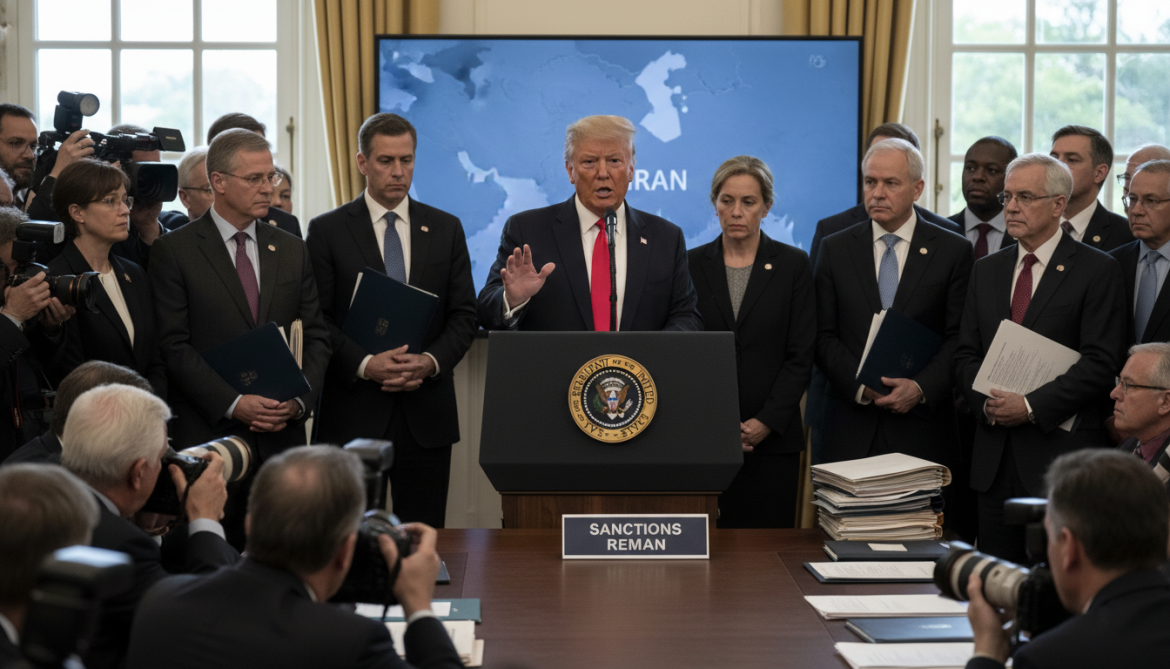 Trump instructs diplomats not to rush Iran deal as sanctions remain in place