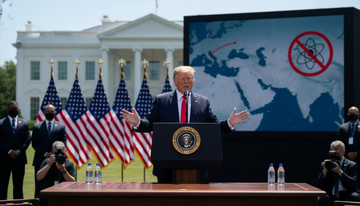Trump says Iran standoff will end soon, vows to prevent nuclear weapons