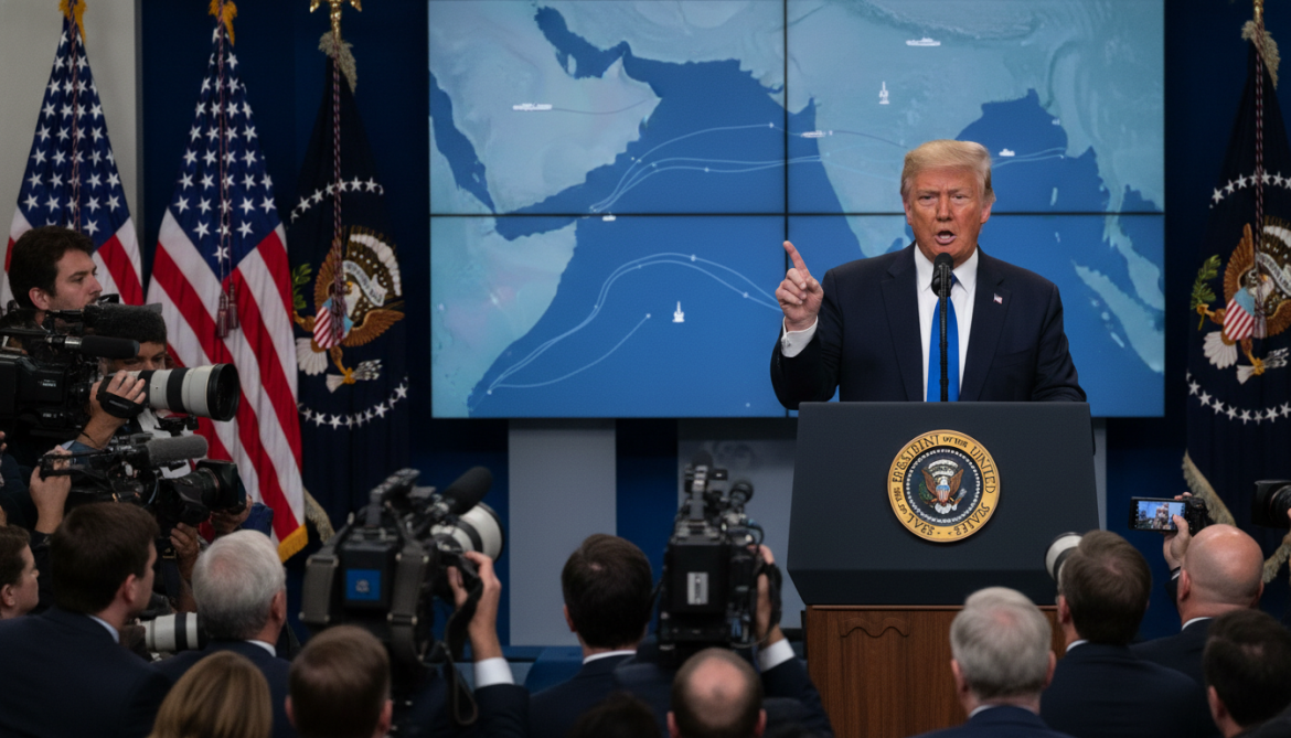 Trump warns Iran of annihilation over attacks on US ships in Strait of Hormuz
