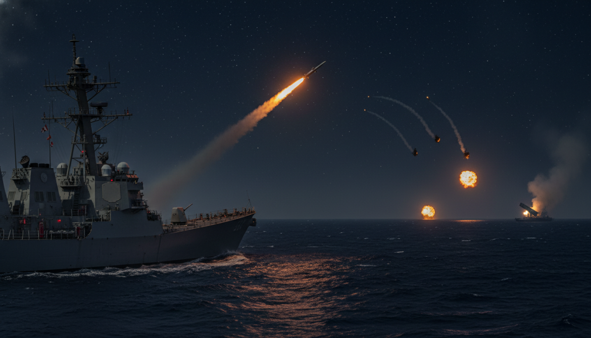 US forces intercept five Iran-launched attack drones and thwart a sixth launch