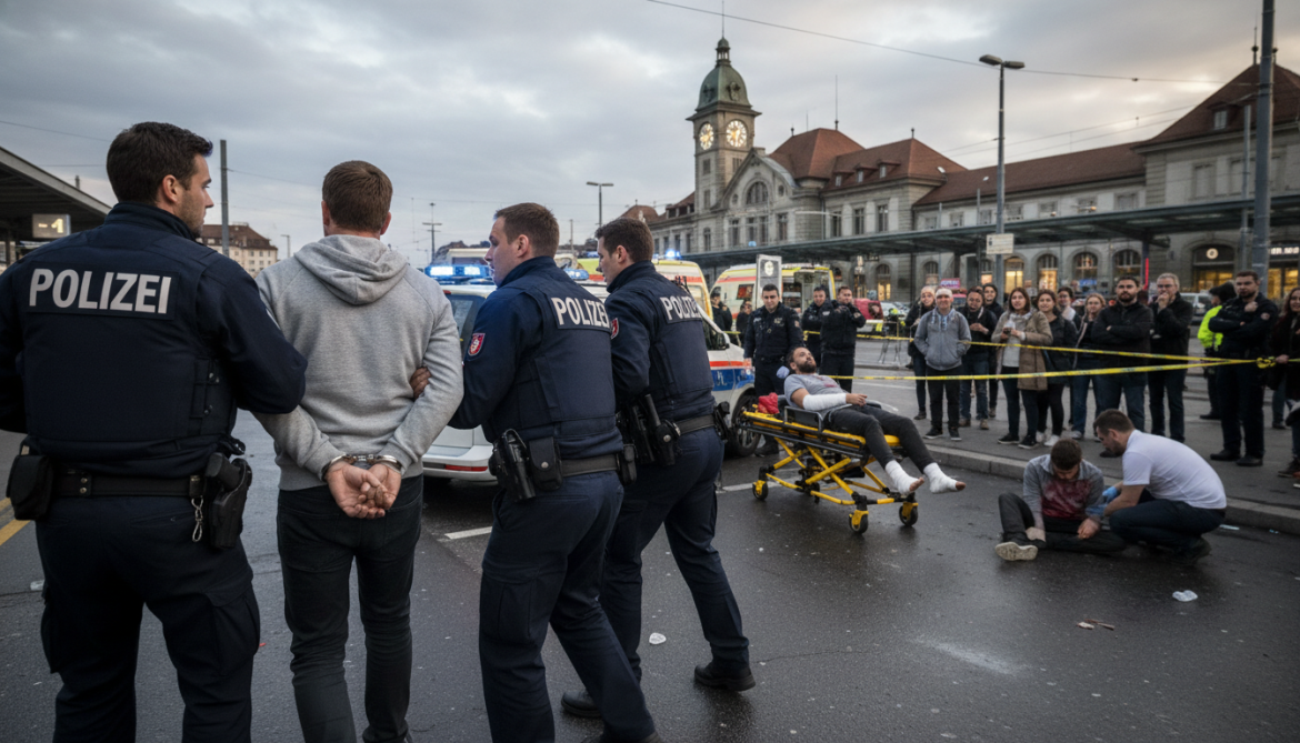 Winterthur train station stabbing injures three as 31-year-old Swiss suspect arrested