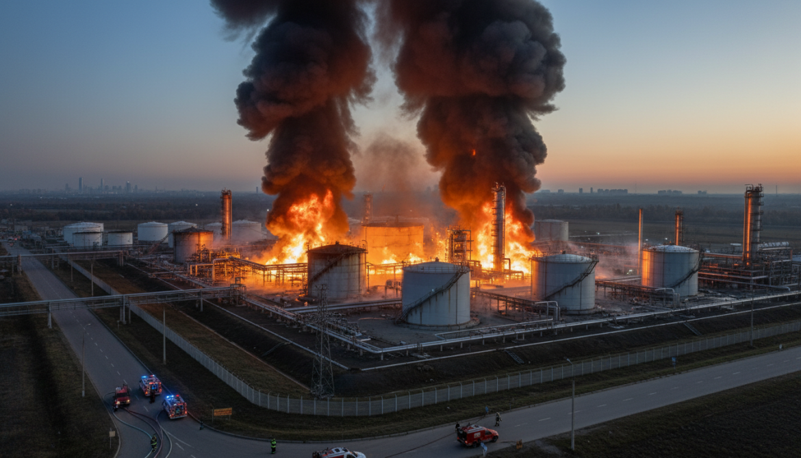 Ukraine launches long-range strikes on Russian oil infrastructure, hits Perm hub