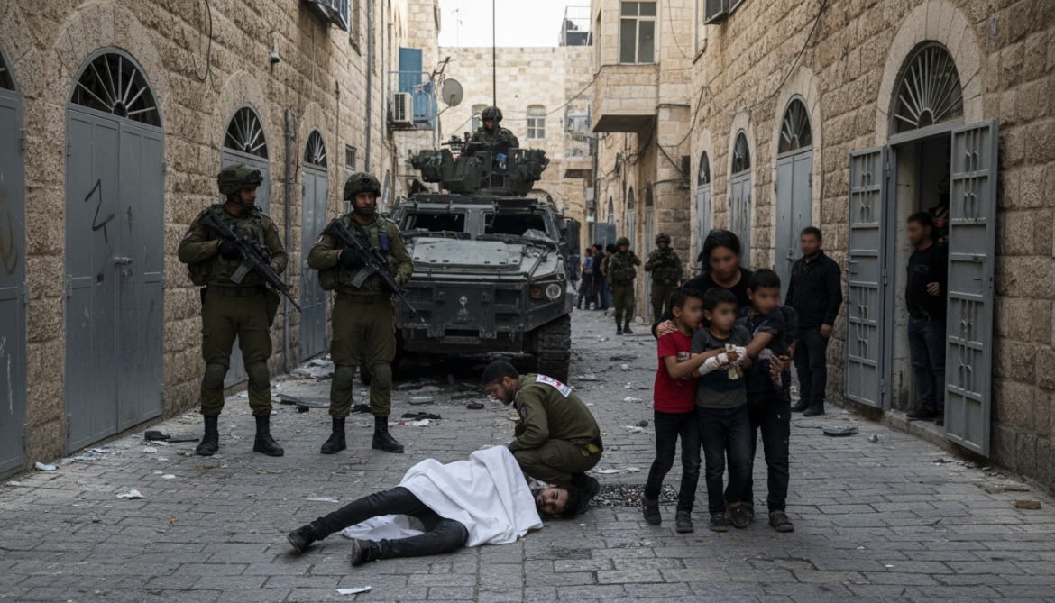 Israeli forces raid Nablus, killing 26-year-old and wounding four including children