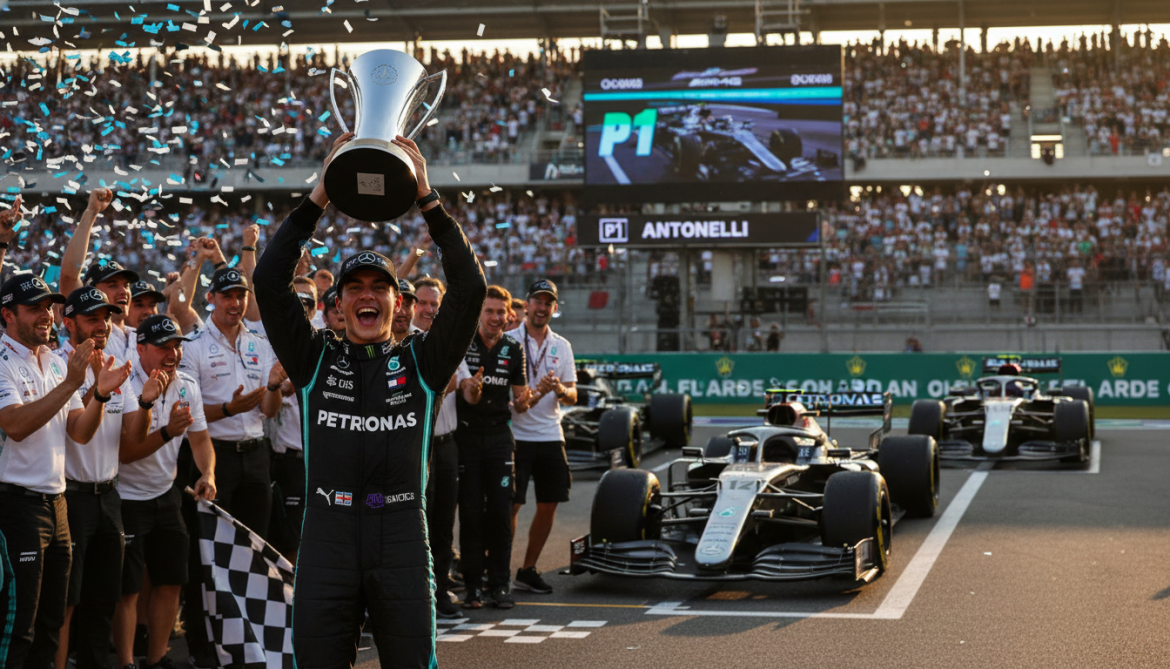 Kimi Antonelli becomes first F1 driver to win three races from pole