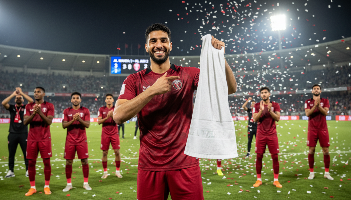Zayed Al Hamadi credits towel for penalty saves as Al Wahda triumph