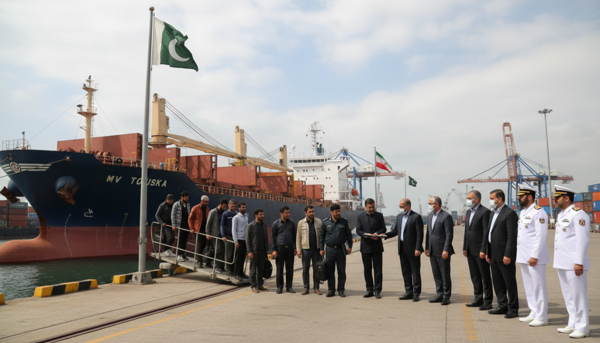 Pakistan hands over 22 Iranian crew from seized MV Touska to Iran