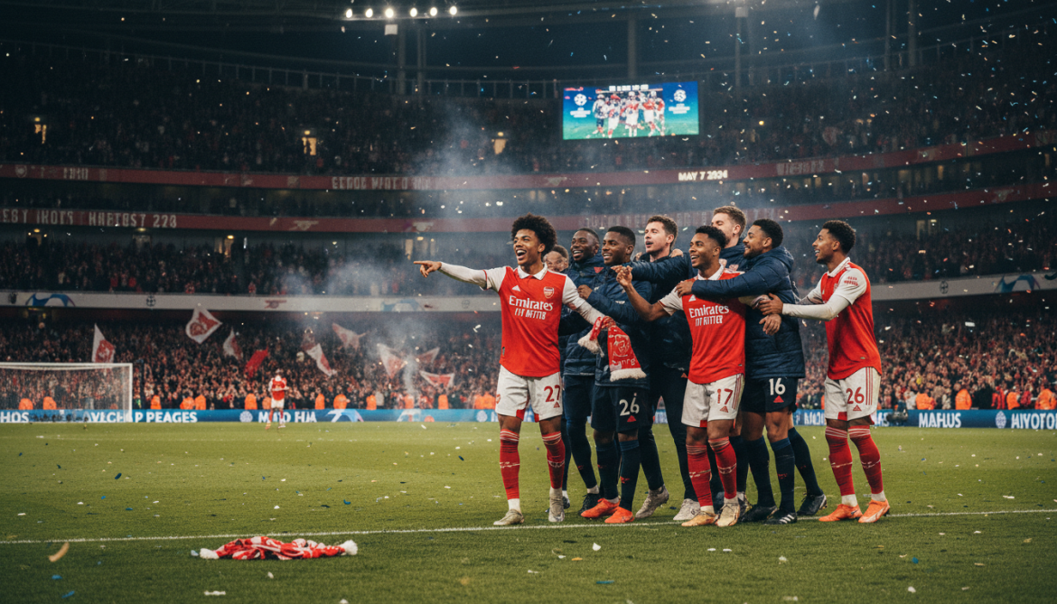 Arsenal reach Champions League final after 20 years with Saka strike