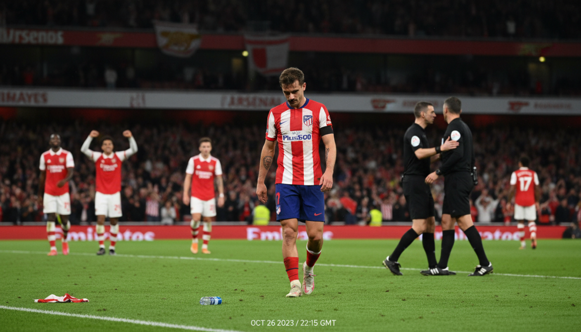 Griezmann sees Champions League dream end as Atletico eliminated by Arsenal