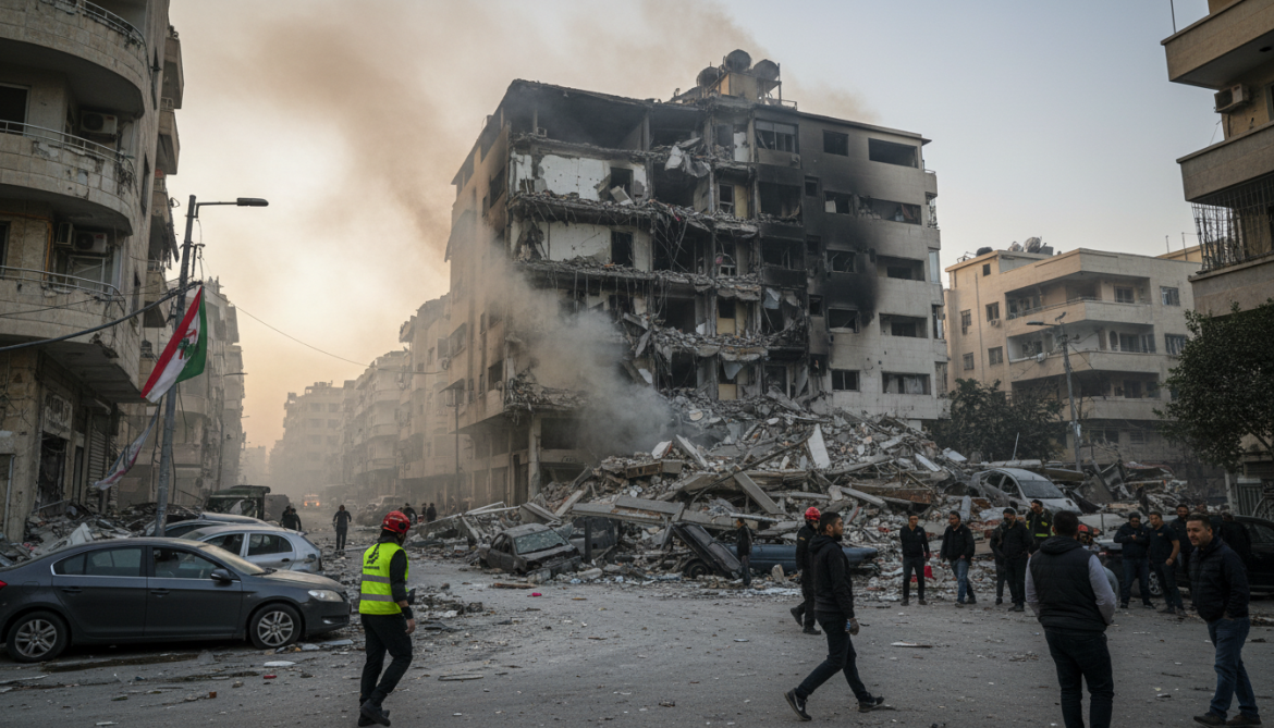 Israeli forces strike Beirut southern suburbs targeting Hezbollah Radwan commander Malek Balou