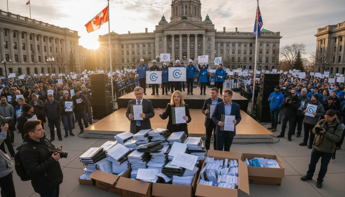 Alberta secessionists submit nearly 302,000 signatures to trigger referendum