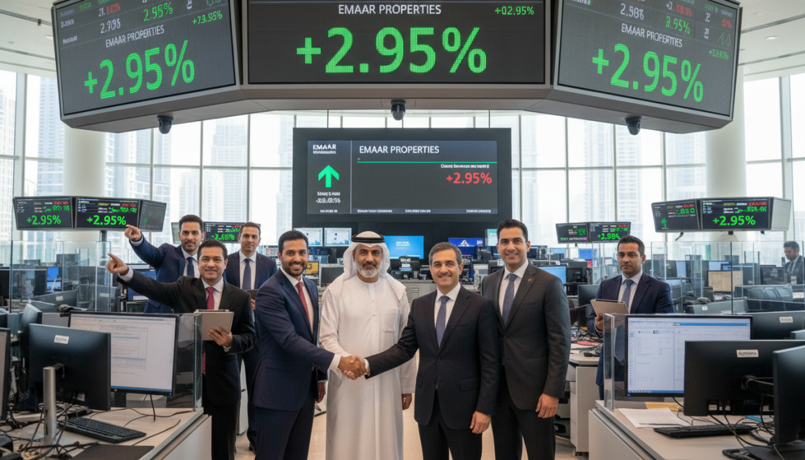 Dubai Financial Market surges 2.95% as Emaar and banks lift market cap