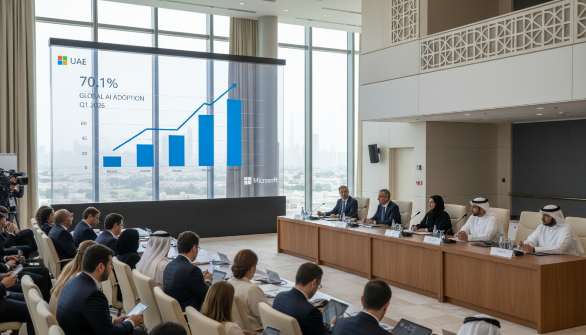 UAE tops global AI adoption at 70.1% in Q1 2026 Microsoft report