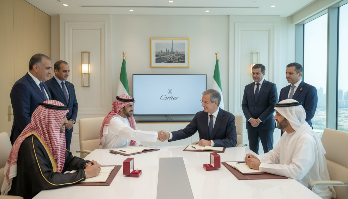 Dubai strengthens luxury retail after Sheikh Maktoum meets Cartier CEO