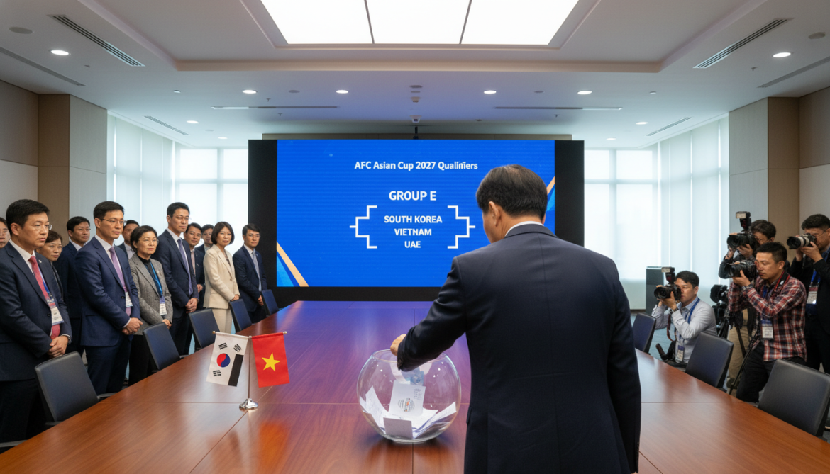 UAE Drawn into Group E with South Korea, Vietnam at AFC Asian Cup 2027