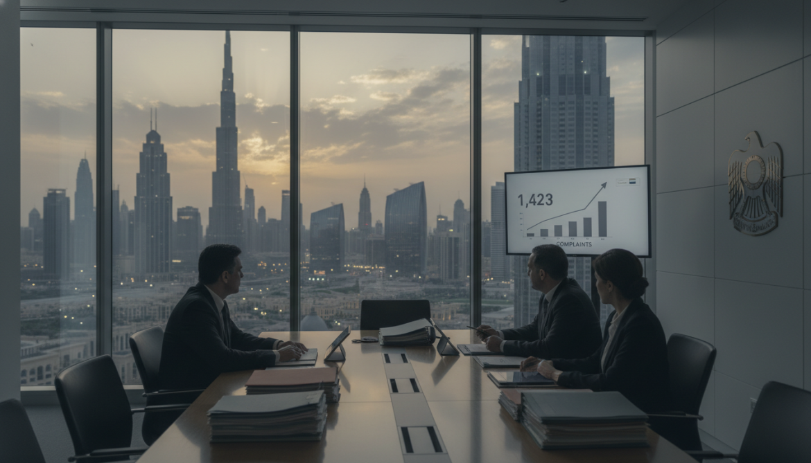 Dubai Land Department records 1,423 real estate complaints in April 2026