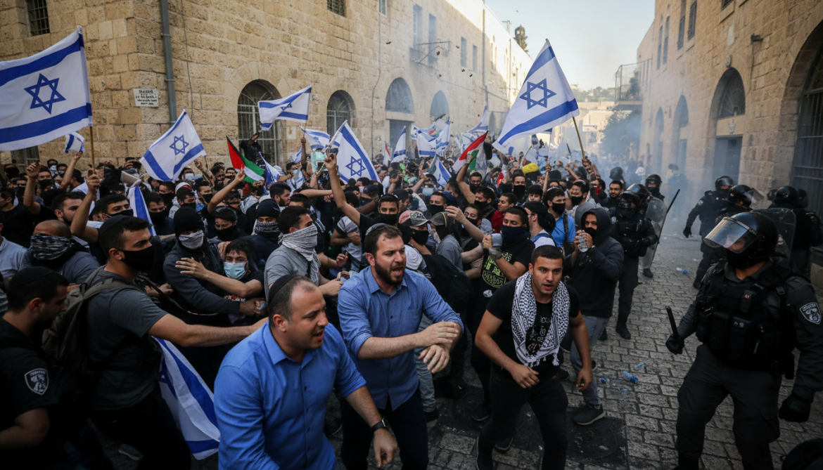 Jerusalem Day Flag March Erupts into Violence as Ben-Gvir Leads
