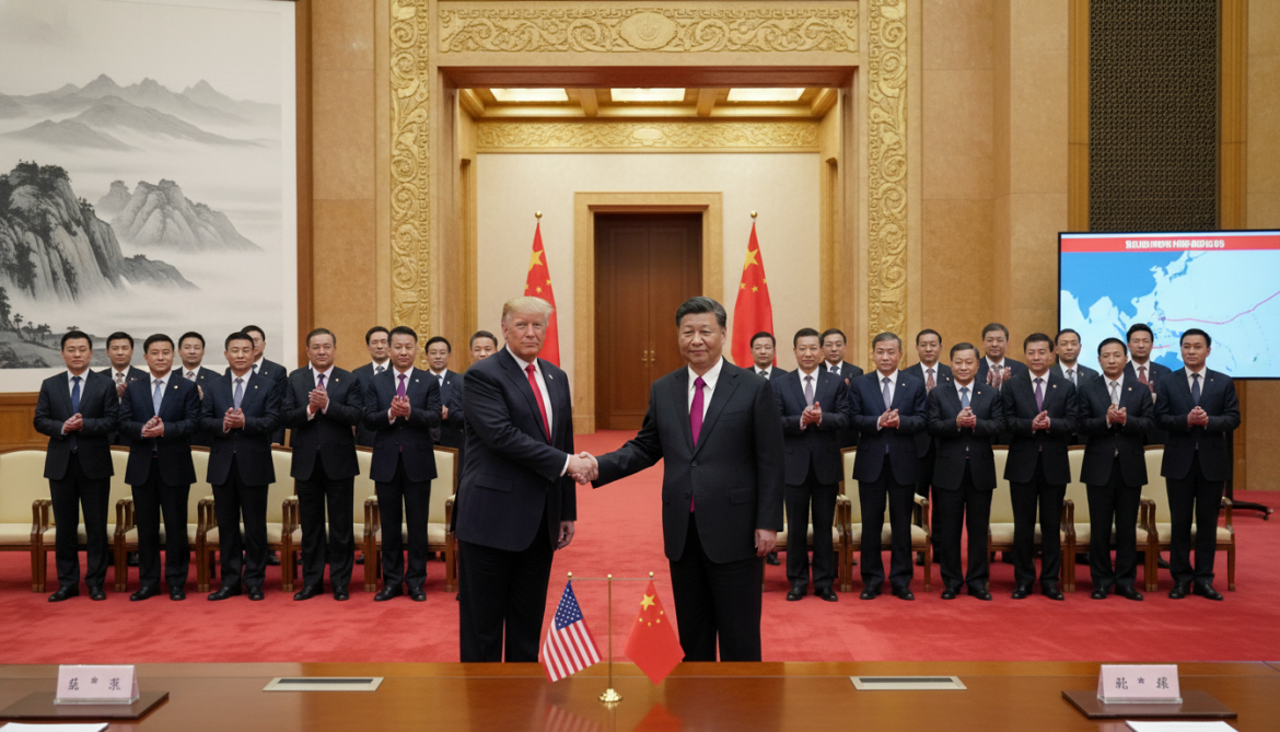 Trump visits Beijing as Xi warns Taiwan red line, seeks strategic stability