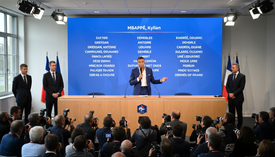 France names 26-man 2026 World Cup squad led by Mbappé