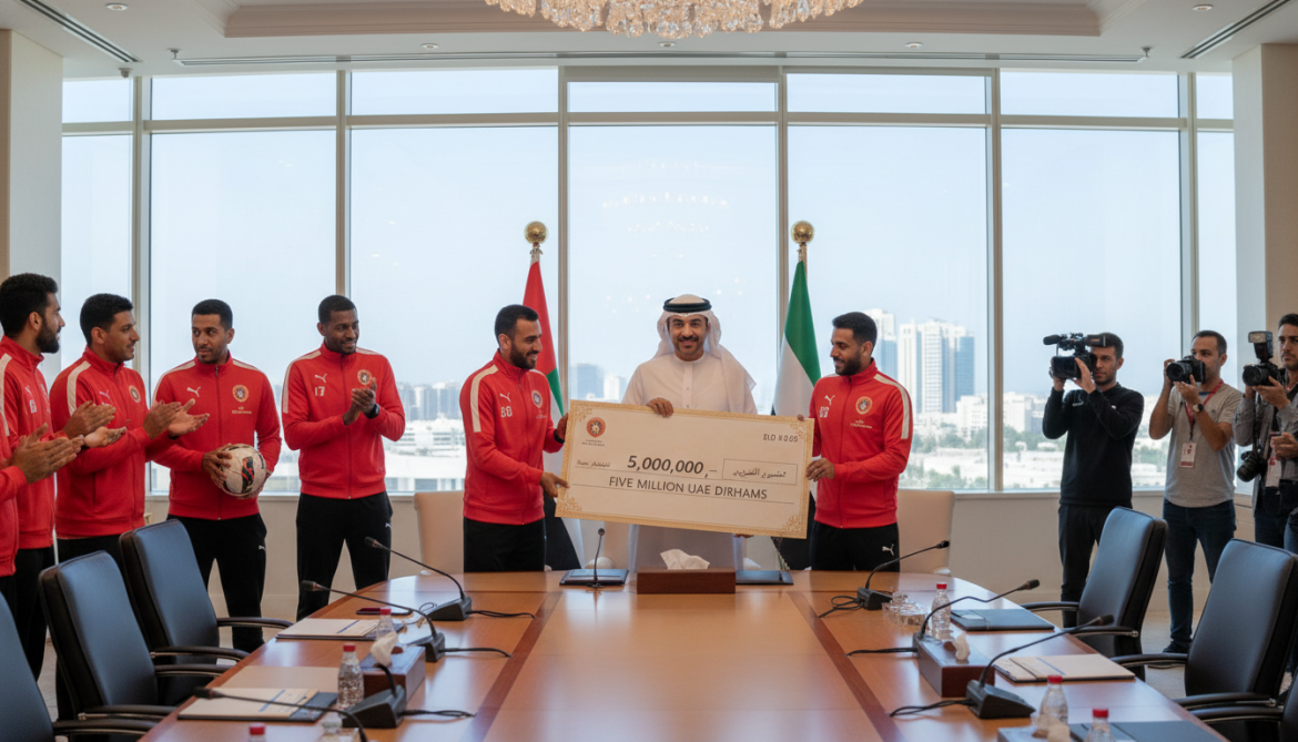 Ajman Club awarded 5 million dirhams by Sheikh Ammar after standout season