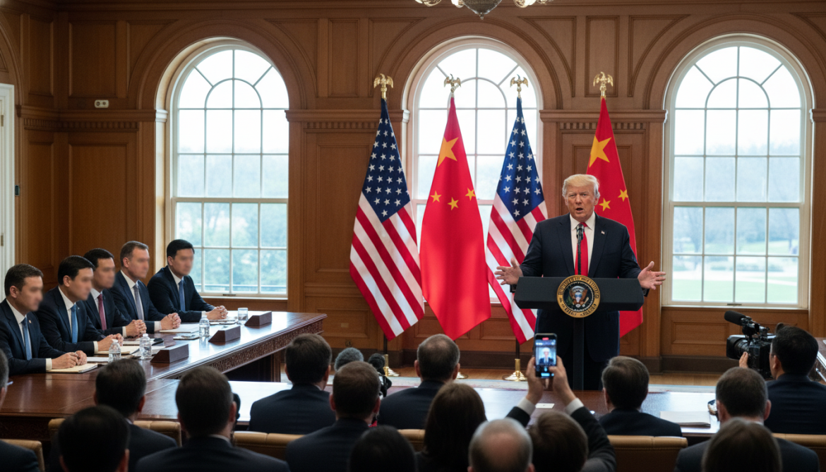 Donald Trump declines to confirm $14bn Taiwan arms sale during Beijing visit