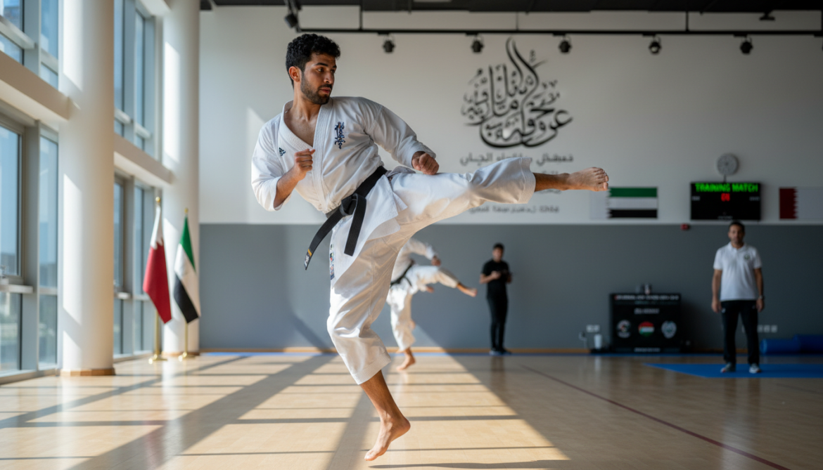 UAE Karate Prospect Omar Nabil Targets First Gulf Games Gold in Doha