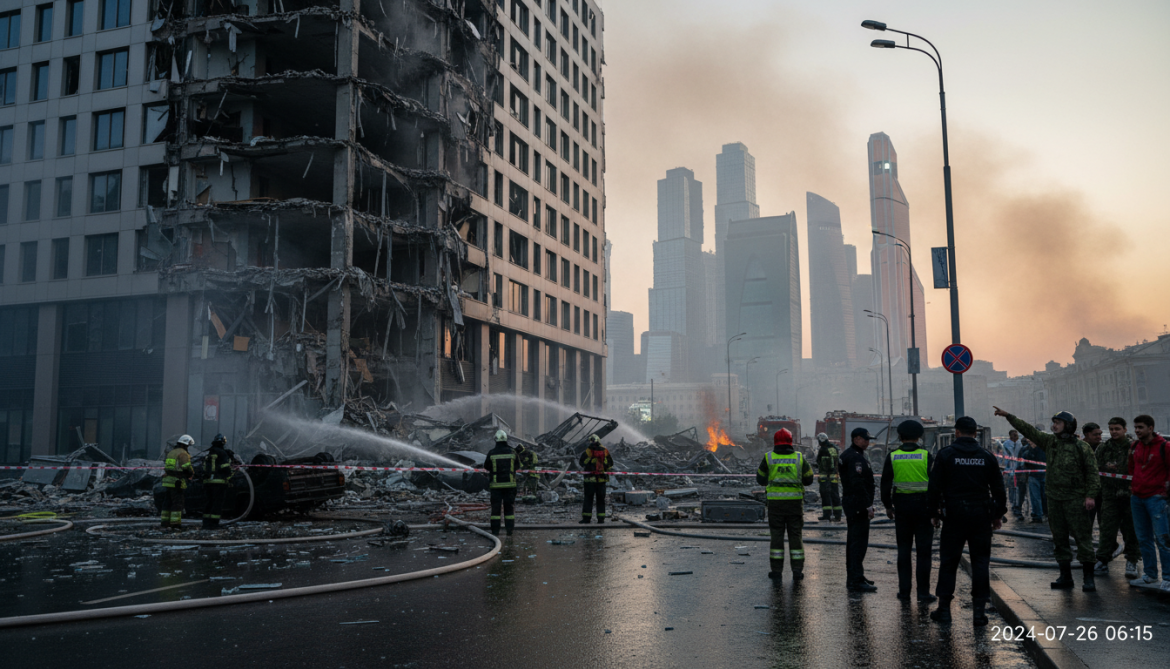 Ukrainian drone strikes hit Moscow and other Russian regions, at least four killed