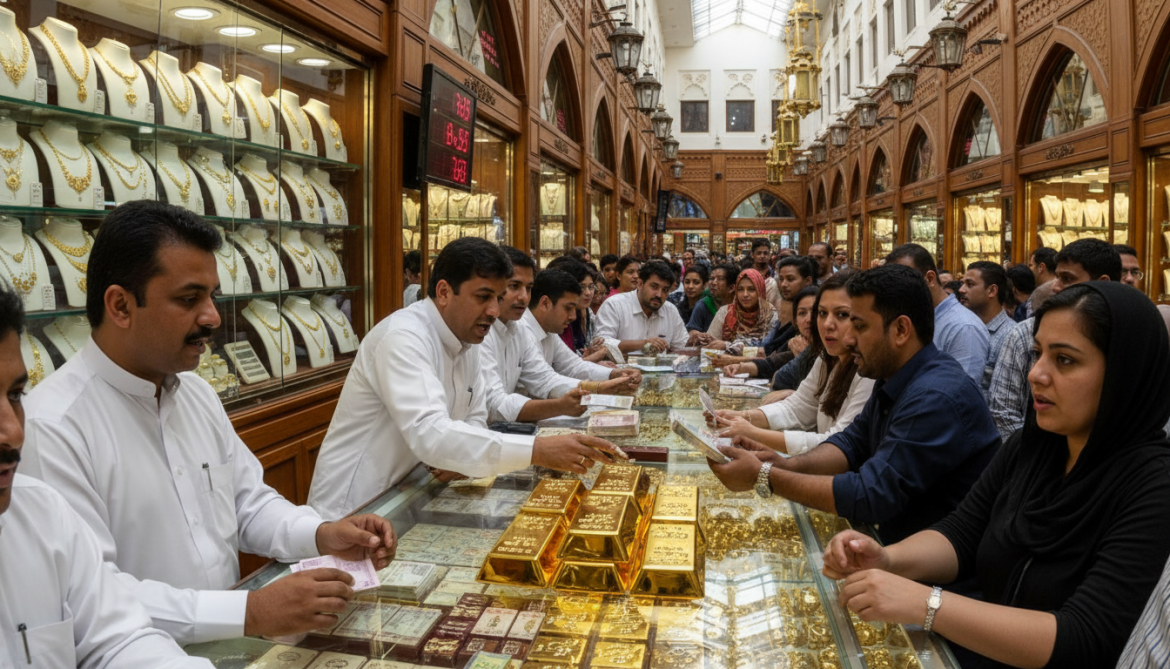 Dubai gold prices plunge, boosting demand for 30–50g gold bars