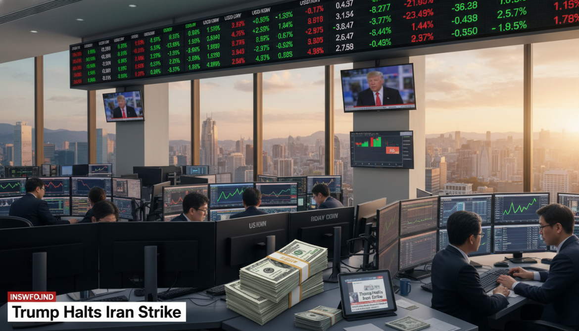 Dollar gains in Asia as Trump suspends planned Iran strike, bonds steady