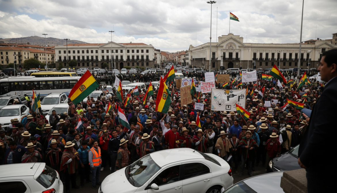 Bolivia protests paralyze La Paz as unions and Indigenous demand President Rodrigo Paz resign