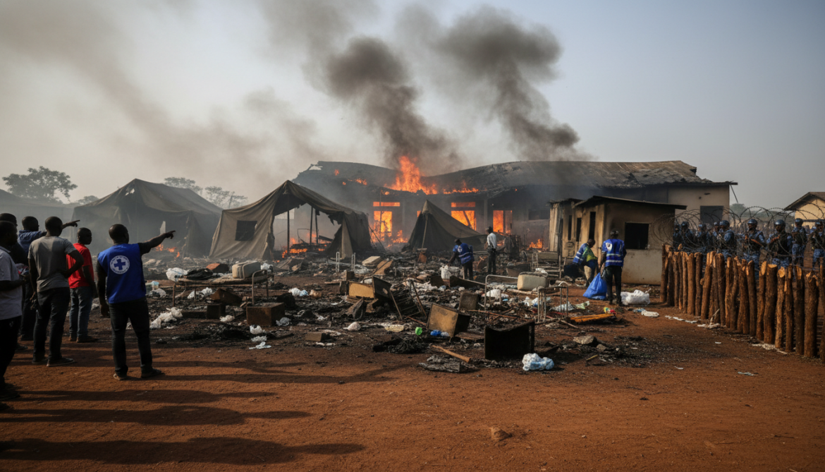 Ebola outbreak prompts arson at Rwampara treatment centre in DRC