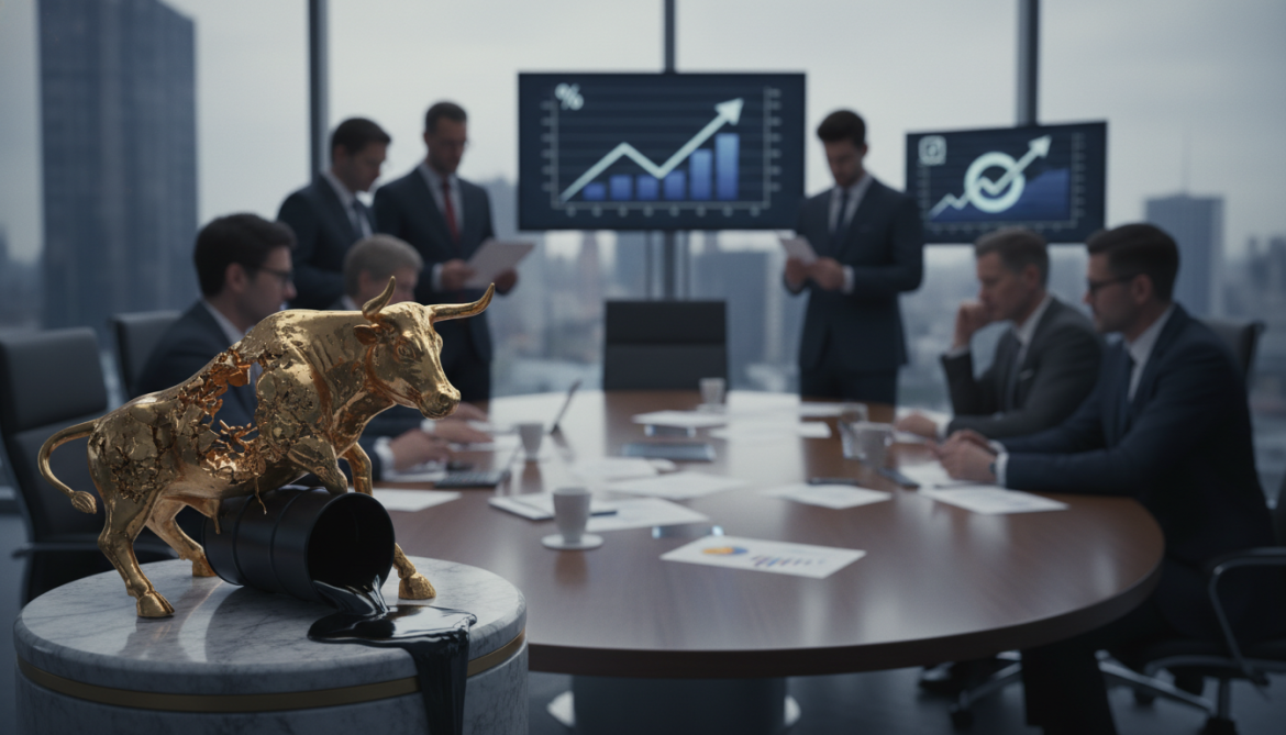 Gold Falls as Oil Rises and Inflation and Rate‑Hike Concerns Weigh