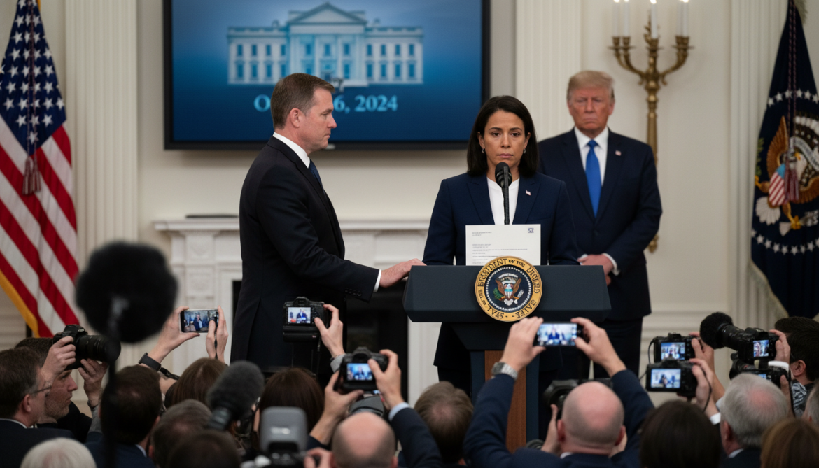 Tulsi Gabbard resigns as Trump’s director of national intelligence citing husband’s cancer