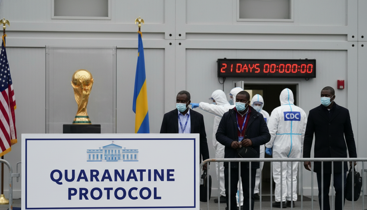 White House requires DR Congo to quarantine 21 days before World Cup