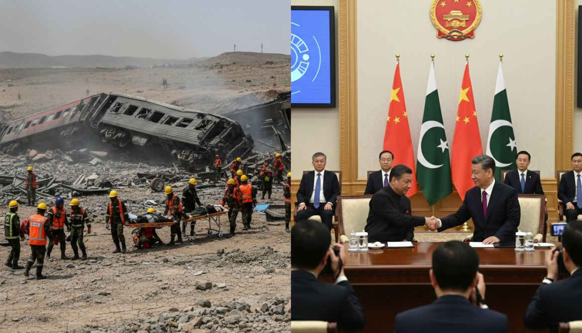 Quetta train bombing kills 24 as BLA claims responsibility during Pakistan PM China visit