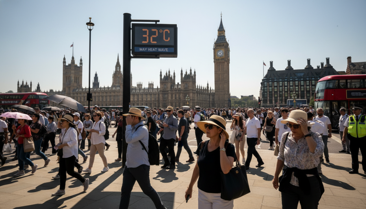 Britain declares first official May heat wave as temperatures threaten record