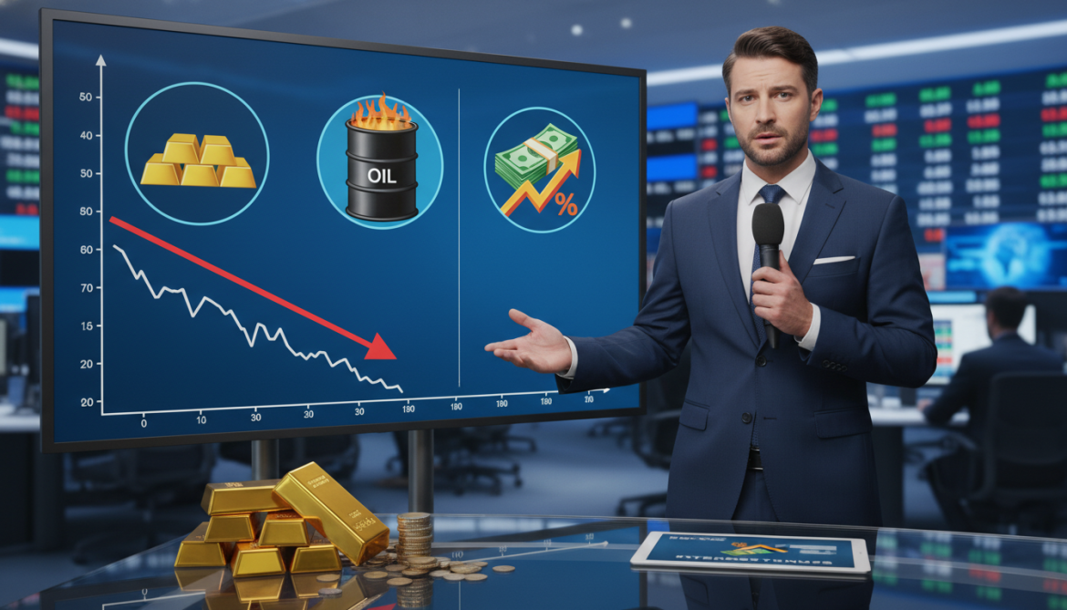 Gold prices slide as rising oil and inflation fears boost rate outlook