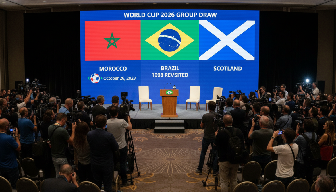 World Cup 2026 group with Morocco, Brazil and Scotland rewrites 1998 narrative