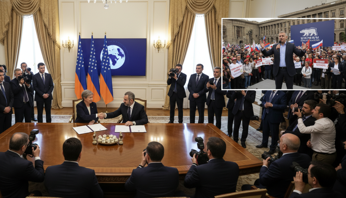 Armenia signs strategic US partnership as Pashinyan faces pro-Russia election challenge