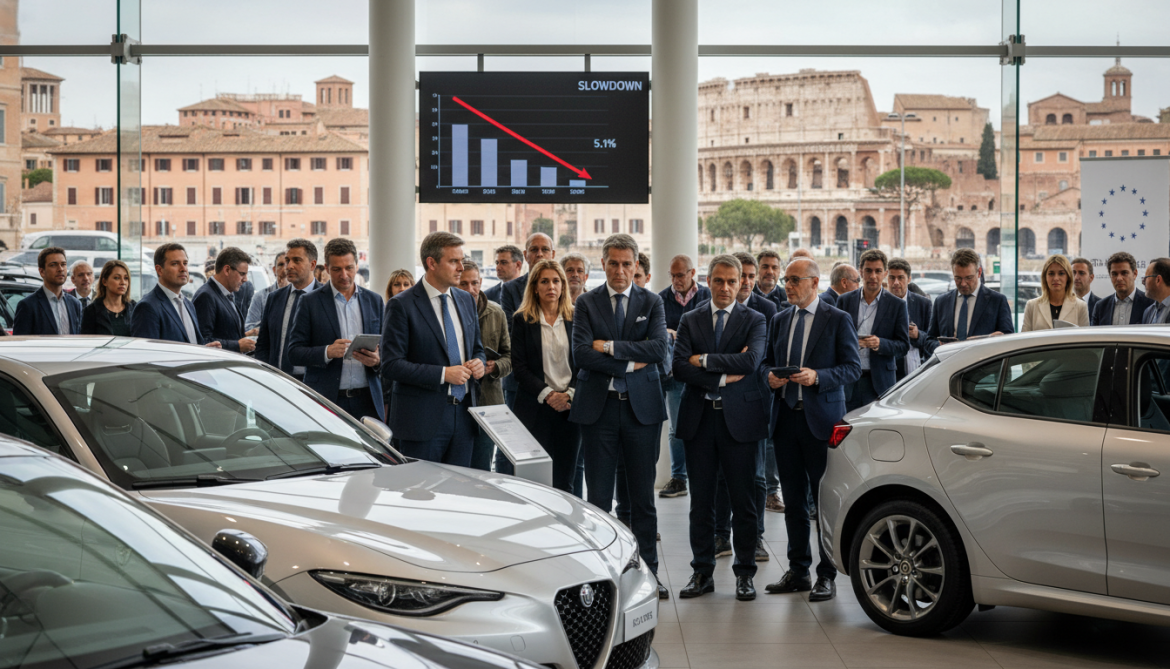 European new car registrations slow to 5.1% in April as Italy leads