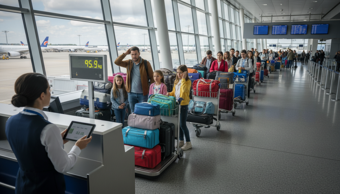Excess baggage fees surge at airports as airlines charge steep last-minute rates